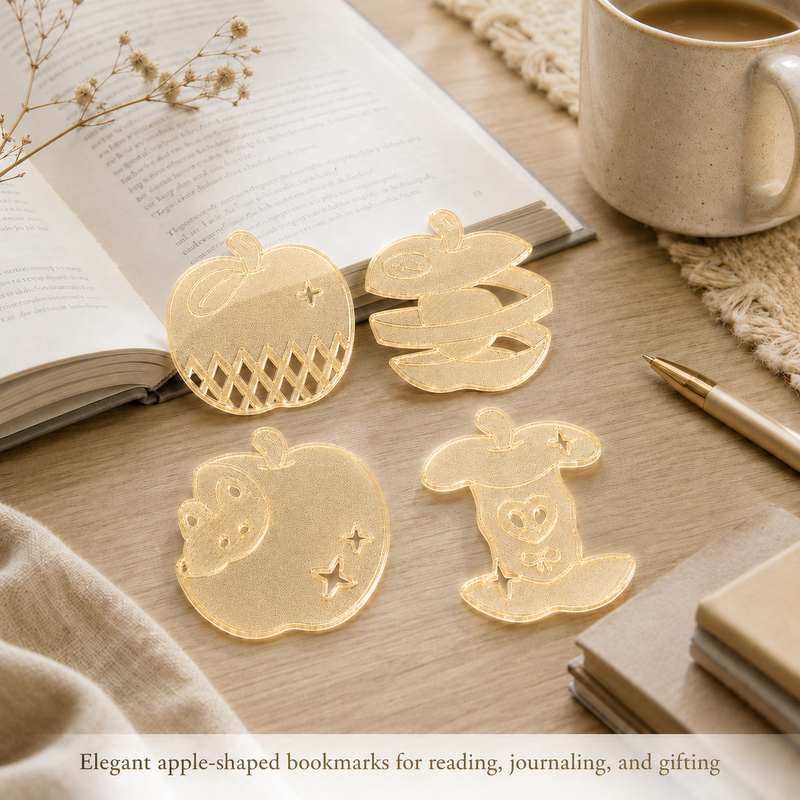 3D Printing Journal - 4 pezzi/set simpatici segnalibri a forma