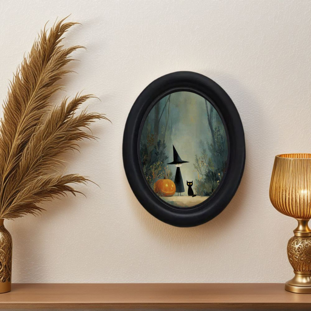 3D Printing Room - Un murale 3D vintage con strega