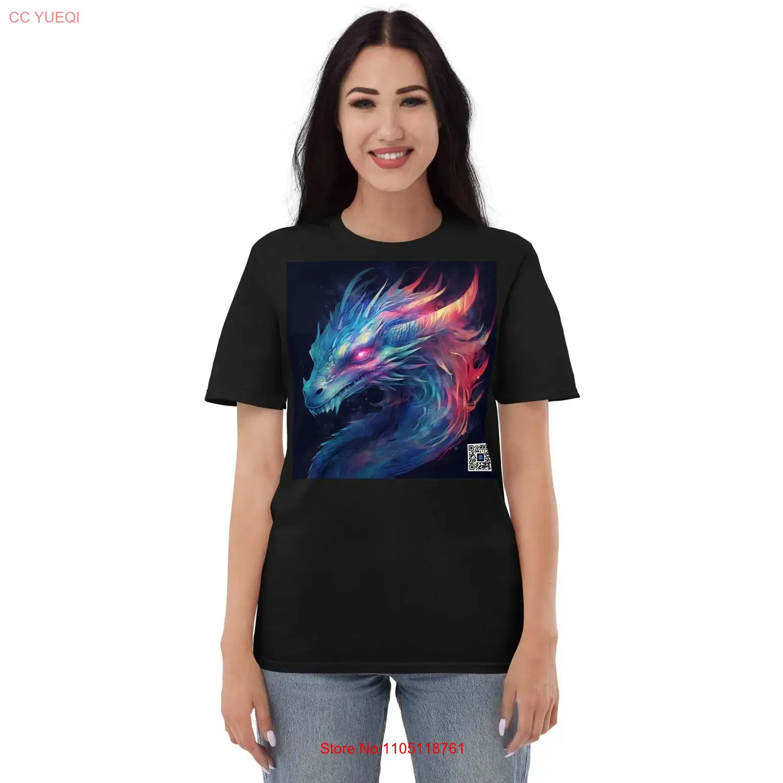 3D Printing Qr Code - Dragon T Shirt fotocamera per smartphone