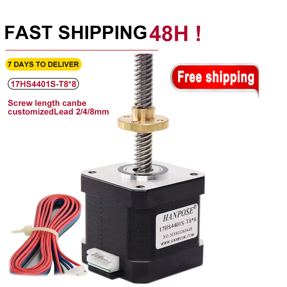 Lead Screw Stepper - Motore passo-passo a vite NEMA17 1.7A