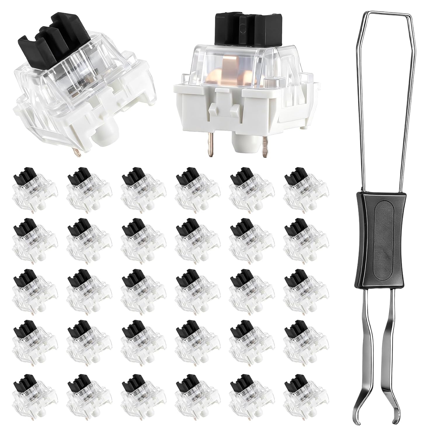 3D Printing Keyboard Keys - Interruttori per Tastiera Meccanica, 50 Pezzi,