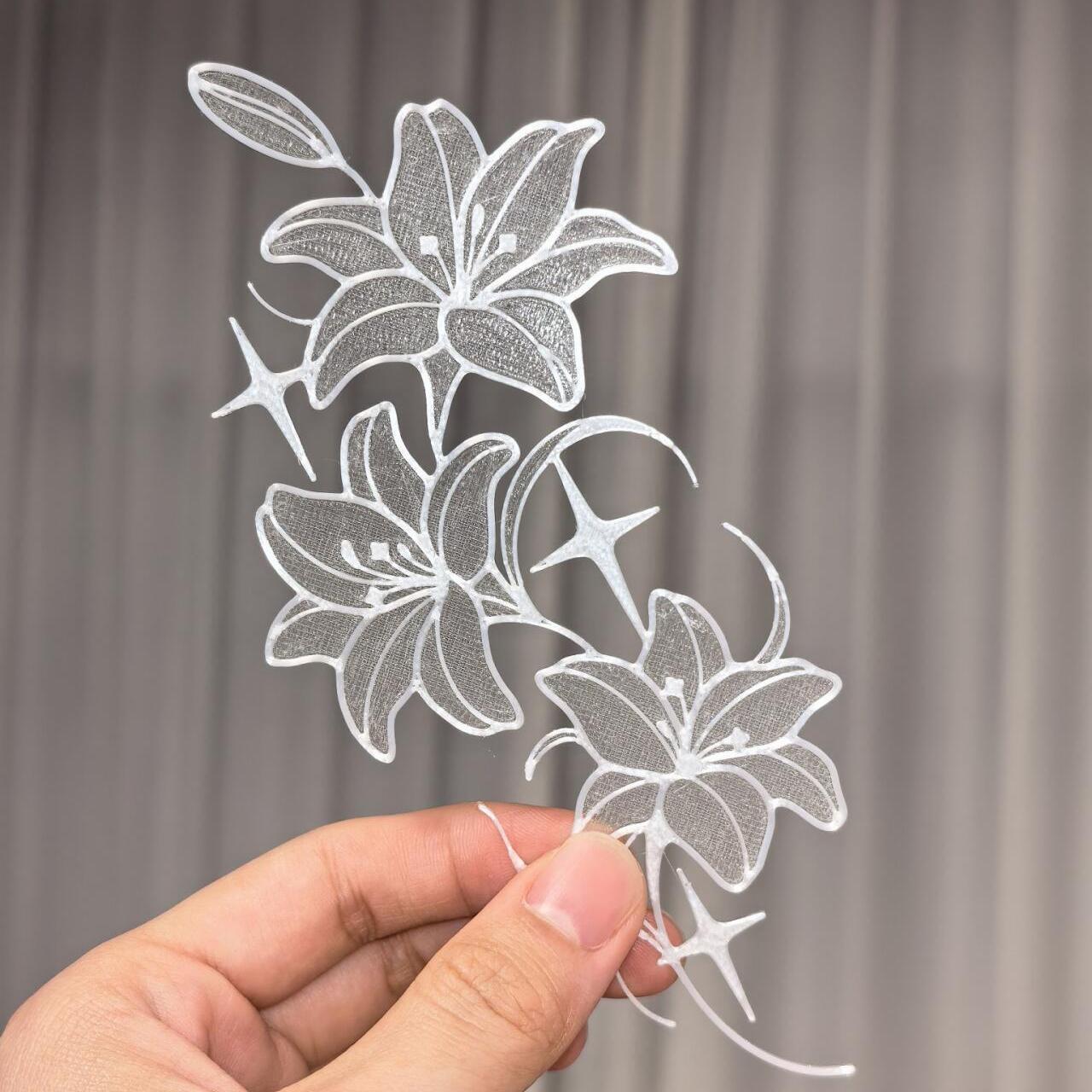 3D Printing Journal - Segnalibro Coreano in Organza Imitazione con