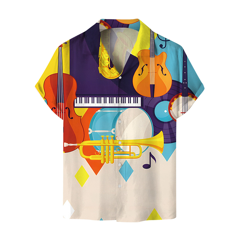 Camicie per uomo musica chitar - 3D Printing Guitar recensione e prezzo