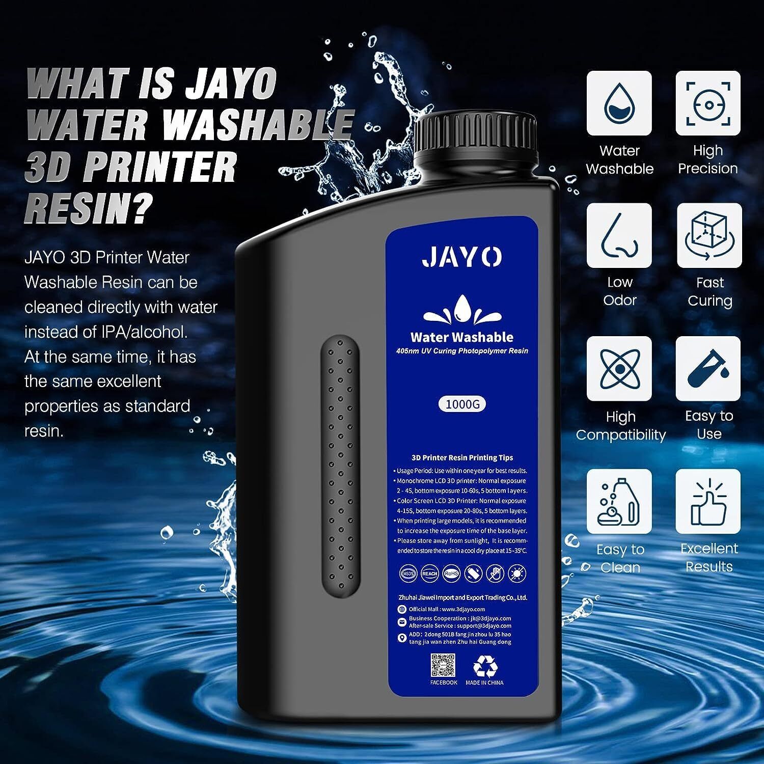 Resina per stampante 3D JAYO s - 3D Printing Uv Resin recensione e prezzo