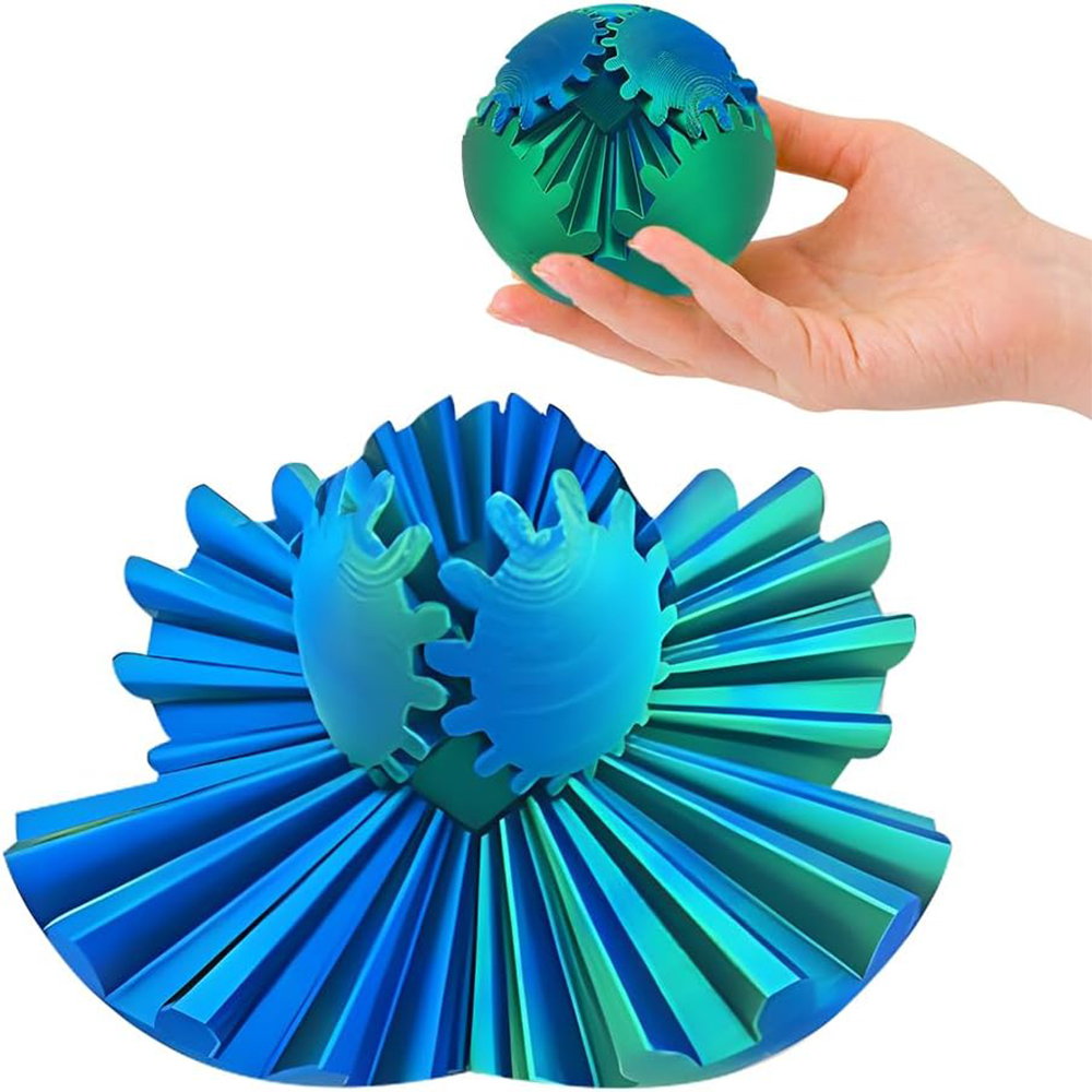 Gear Ball 3D Stampato Fidget T - 3D Printing Gears recensione e prezzo