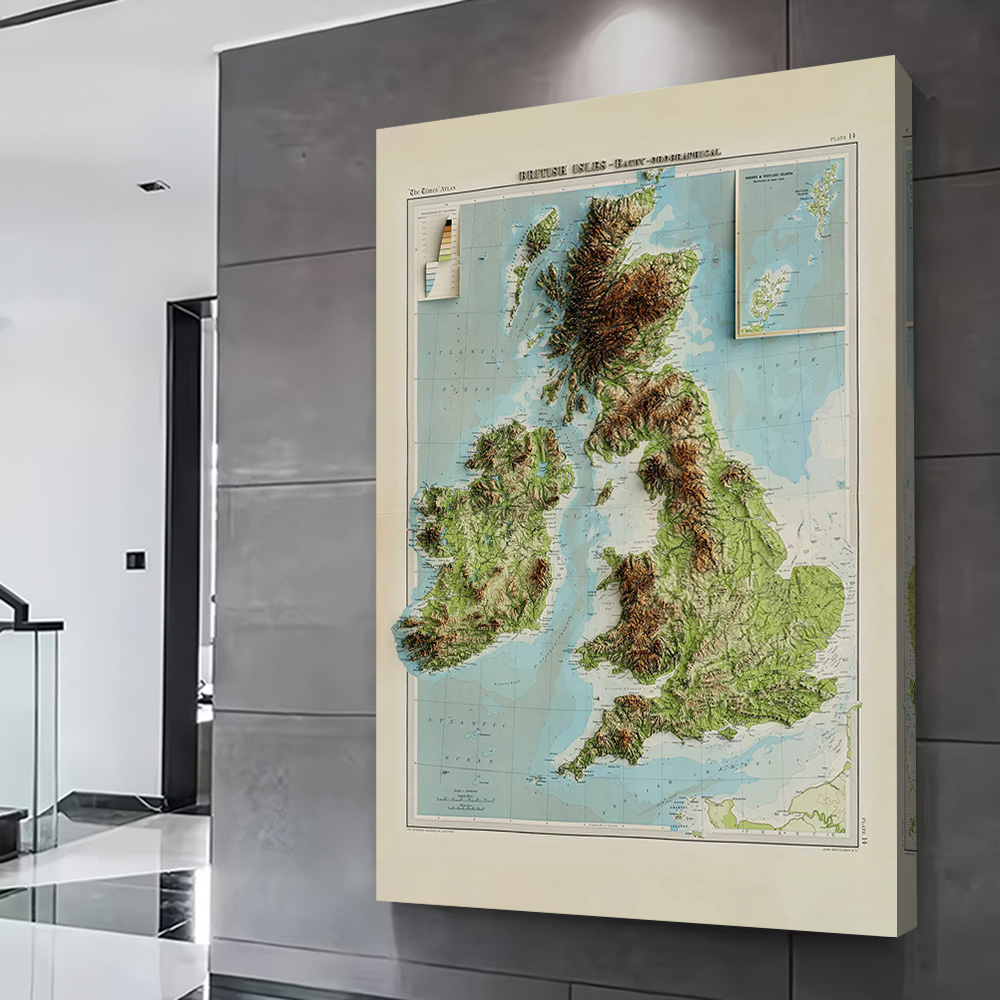 Poster con Mappa in Rilievo 3D - 3D Printing Room recensione e prezzo