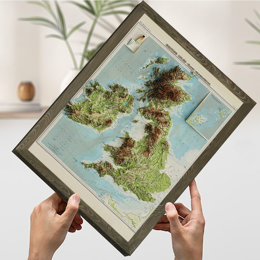 Poster con Mappa in Rilievo 3D - 3D Printing Room recensione e prezzo