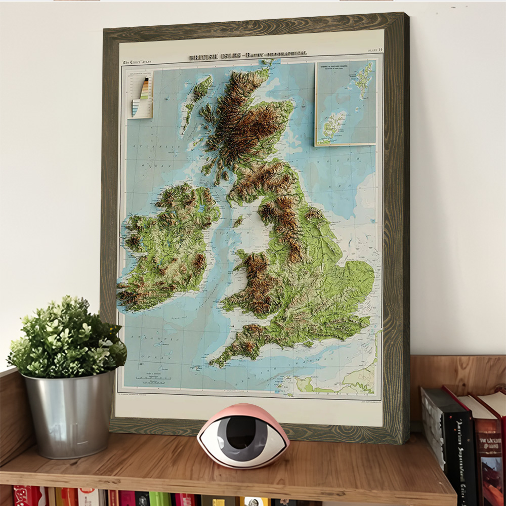 Poster con Mappa in Rilievo 3D - 3D Printing Room recensione e prezzo