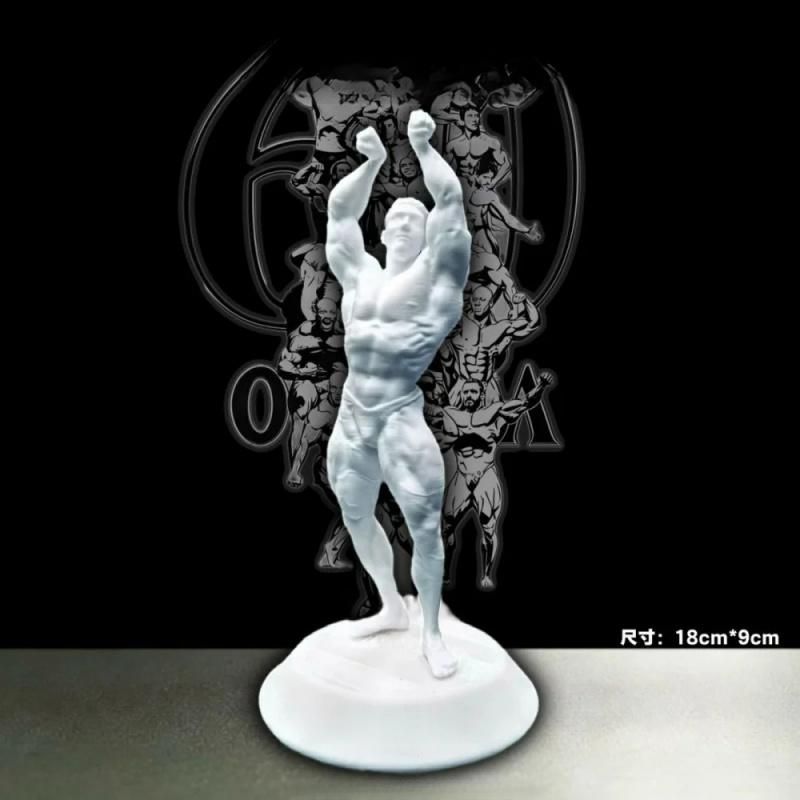 Figura Maschile Muscolosa da C - 3D Printing Gold recensione e prezzo