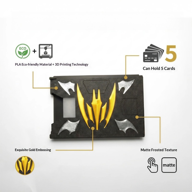 Porta carte stampato in 3D Kam - 3D Printing App recensione e prezzo