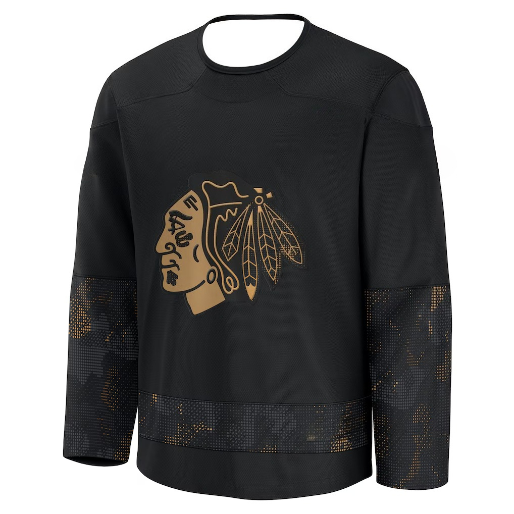 Maglia da hockey - Nera con ac - 3D Printing Gold recensione e prezzo