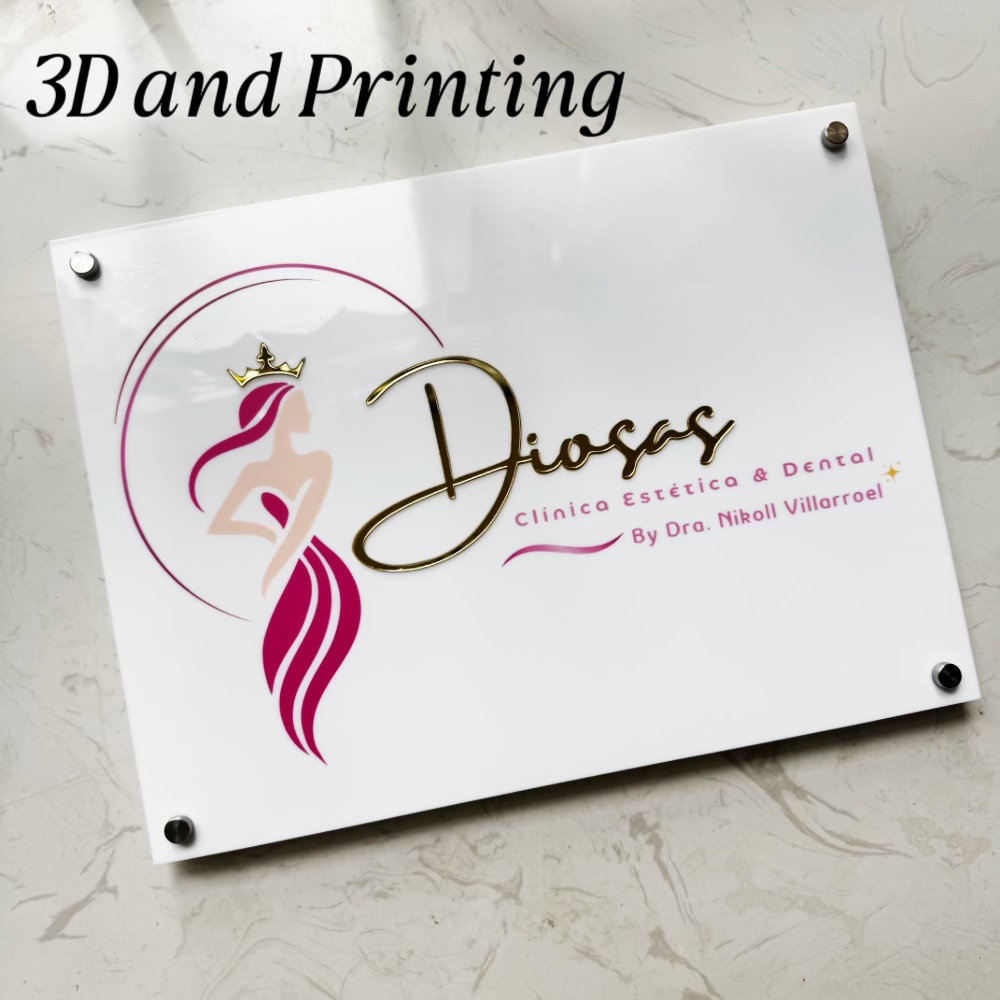 Cartello moderno in acrilico b - 3D Printing Qr Code recensione e prezzo