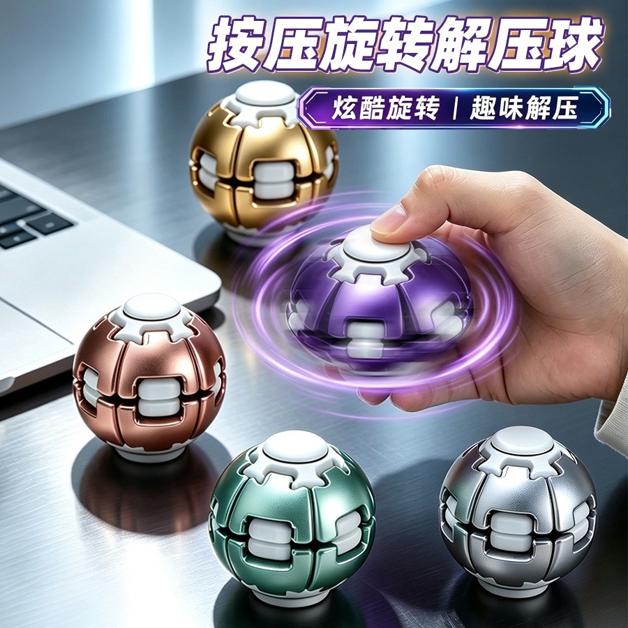 Fidget Spinner a Sfera 3D Stam - 3D Printing Gears recensione e prezzo