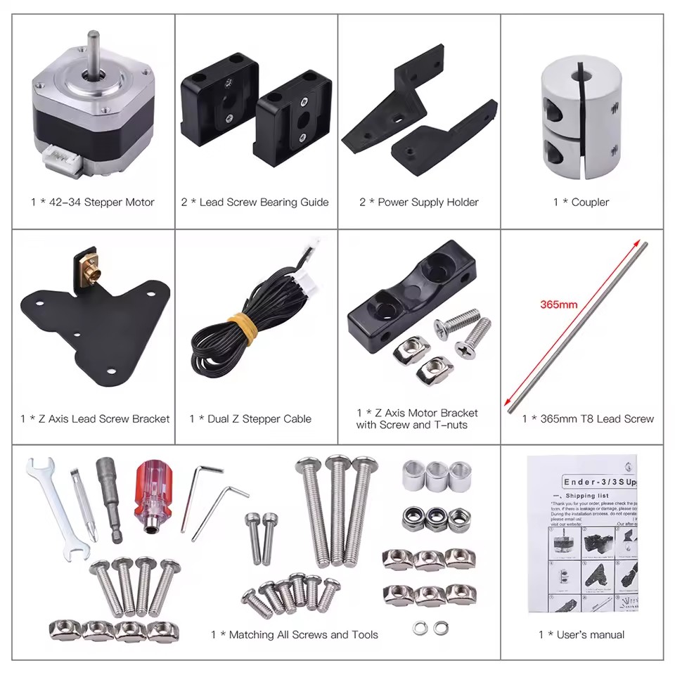 Parti della stampante 3D per E - Lead Screw Stepper recensione e prezzo