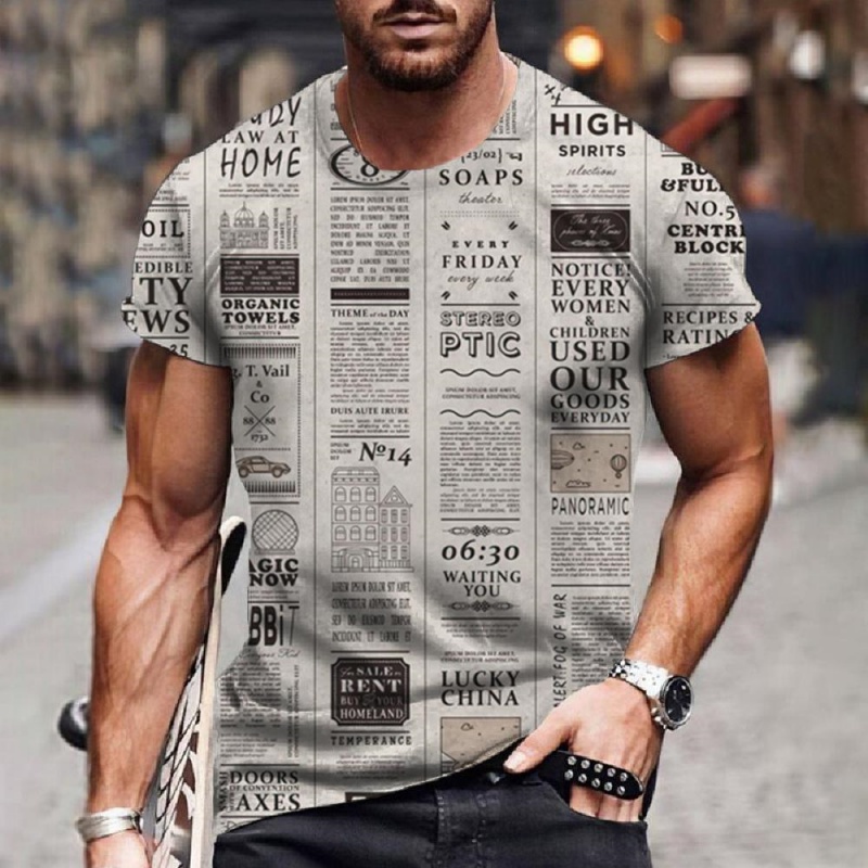 T-shirt con motivo di giornali - 3D Printing Journal recensione e prezzo
