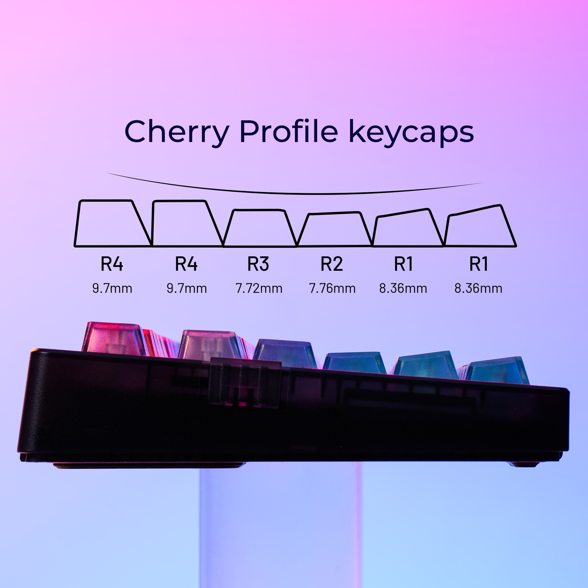 Keycaps Colorati Sfumati Stile - 3D Printing Keyboard Keys recensione e prezzo