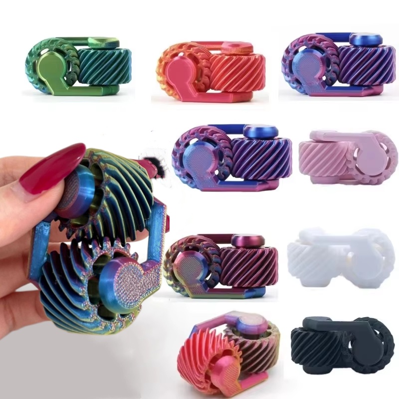 1 Pezzo Fidget Spinner Stampat - 3D Printing Gears recensione e prezzo